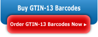 Buy GTIN-13 Barcodes